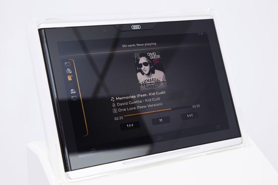 Das iPad von Audi