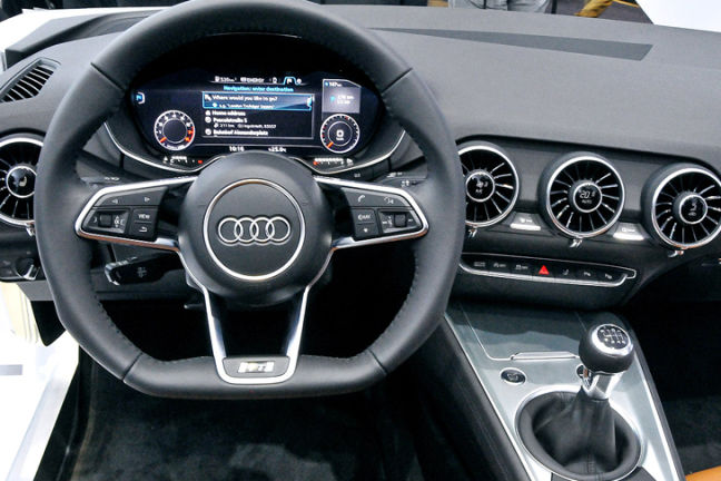 Video Audi Tt Cockpit Ces 2014 Autobild De