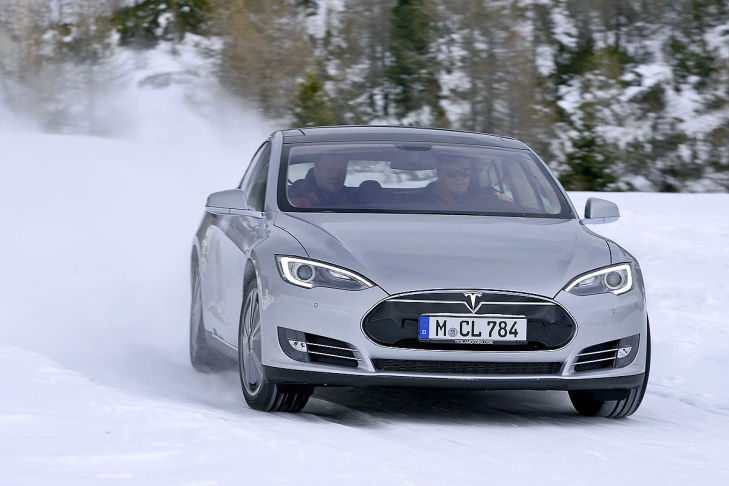 Fünf Elektroautos im Wintertest