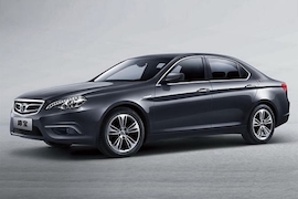 Shenbao D Elektrofahrzeug auf Basis des alten Saab 9-5