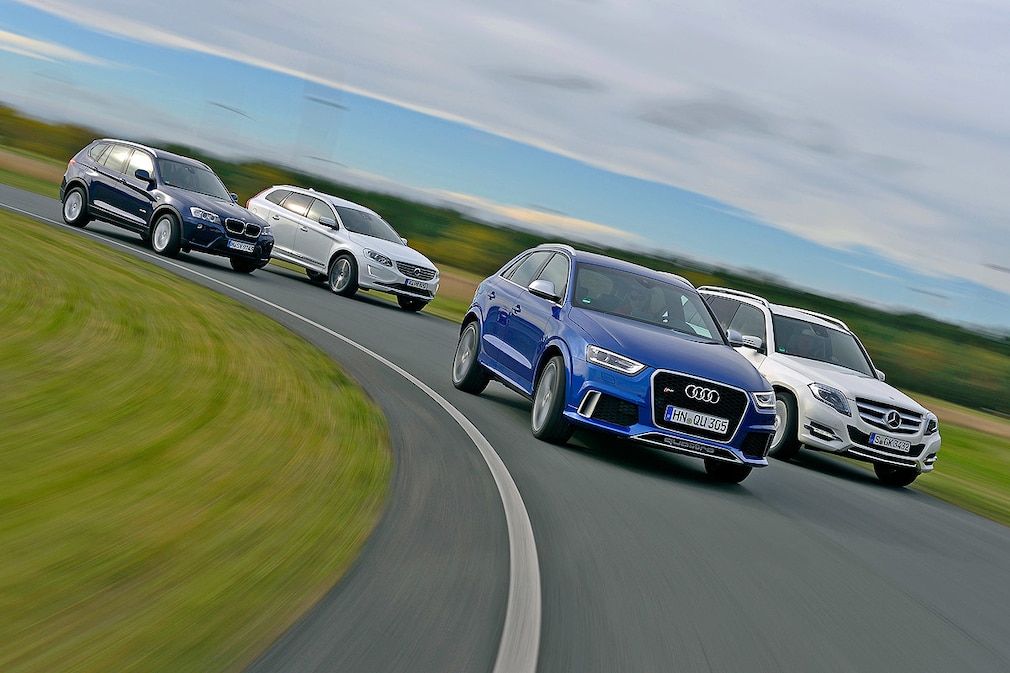 Audi Q3 BMW X3 Mercedes GLK Volvo XC60