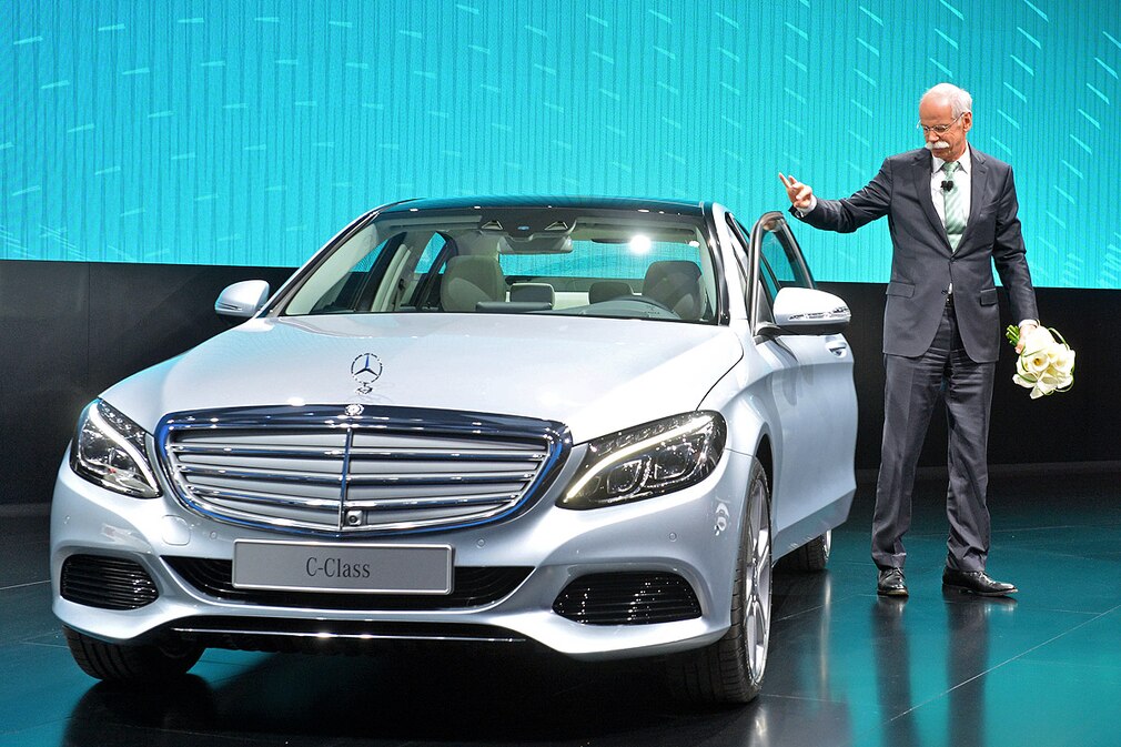 Dieter Zetsche, presents the new Mercedes-Benz C-Class on the first press day of the North American International Auto Show (NAIAS)