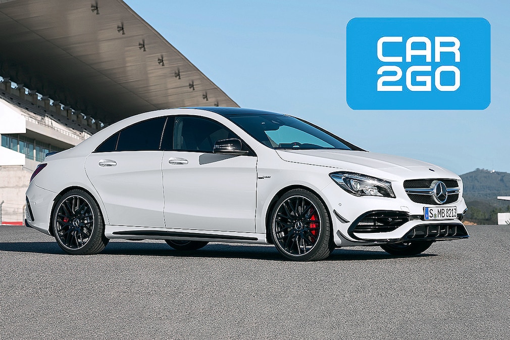 Mercedes-AMG CLA 45 Car2Go Montage