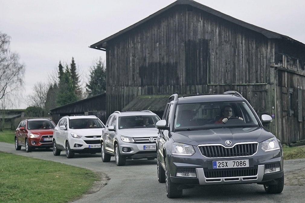 Vier kompkate SUVs im Vergleich