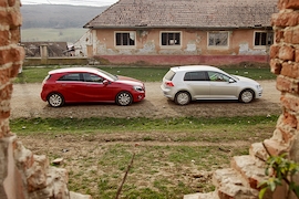 Mercedes A-Klasse VW Golf