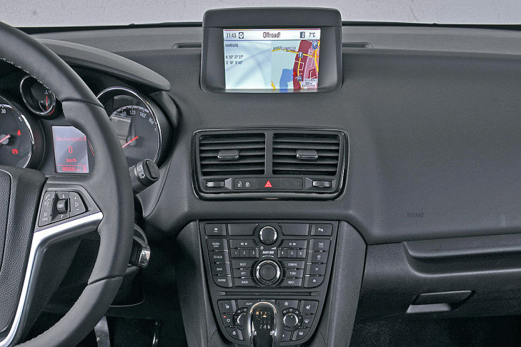 Opel Meriva B: Innenraum, Cockpit