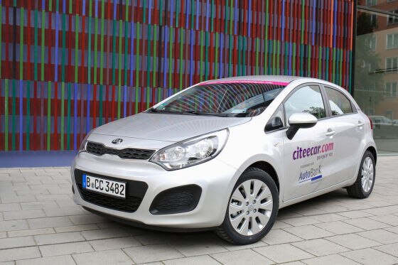 Kia Rio stehend von Citeecar