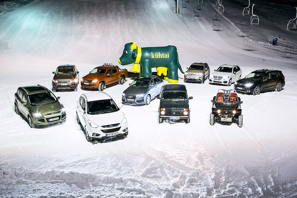 Ford Kuga 2.0 TDCi P.Shift_Range Rover Sport SDV6_Hyundai ix35 2.0 CRDi Automatik_VW Amarok Canyon_Audi Q3 2.0 TFSI_Lada Taiga 4x4_Jeep Grand Cherokee 3.0 Multijet_BMW X5 M50d_Quadix Buggy 800 4x4_Subaru Forester XT