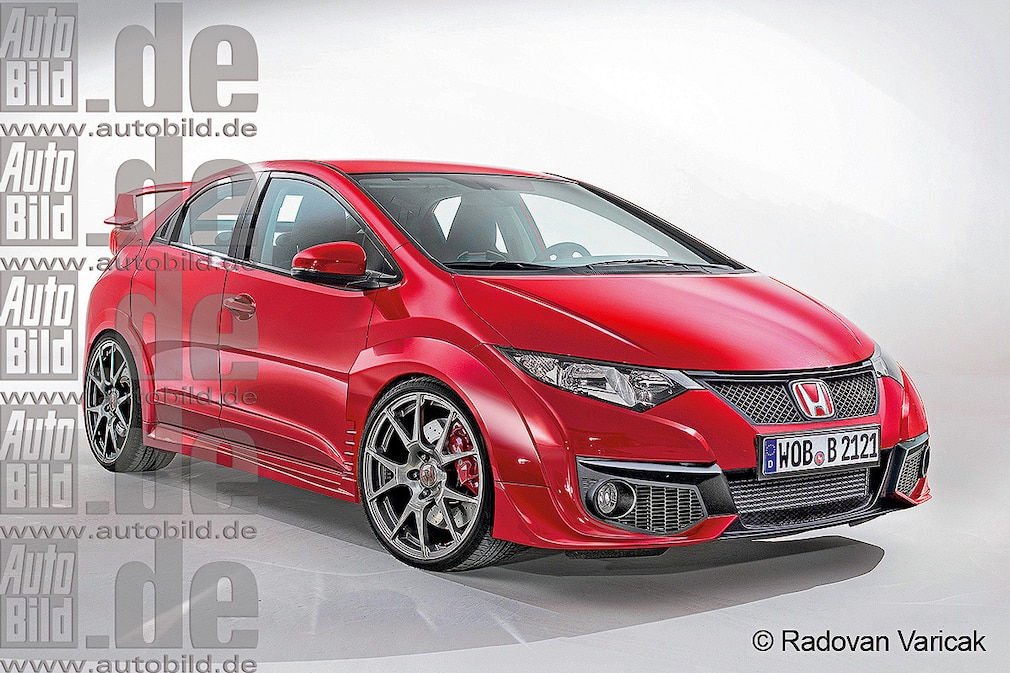Honda Civic Type R Illustration