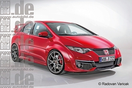 Honda Civic Type R Illustration