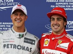 Fernando Alonso drückt Michael Schumacher weiter die Daumen