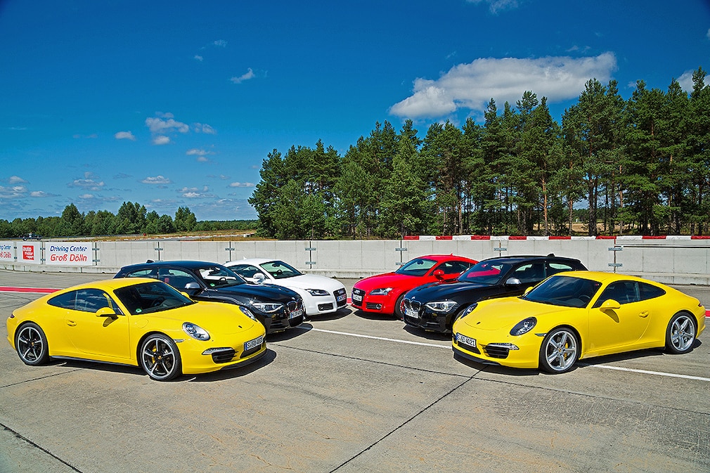 Porsche 911 Carrera S Porsche 911 Carrera 4S Audi TT 2.0 TFSI Audi TT 2.0 TFSI quattro BMW M135i BMW M135i xDrive