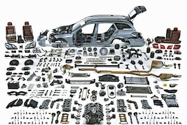 Mercedes E350 CDI, fahrend, Seitenansicht
