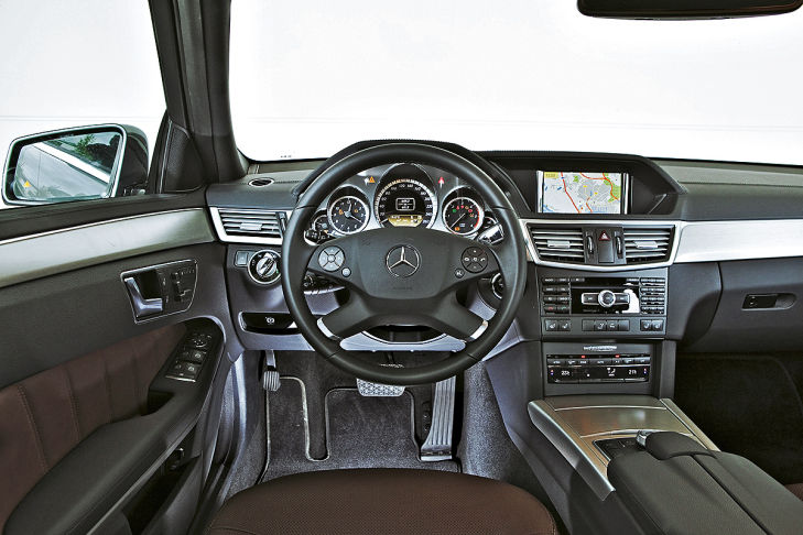 Mercedes E 350 CDI, Dauertest, Cockpit