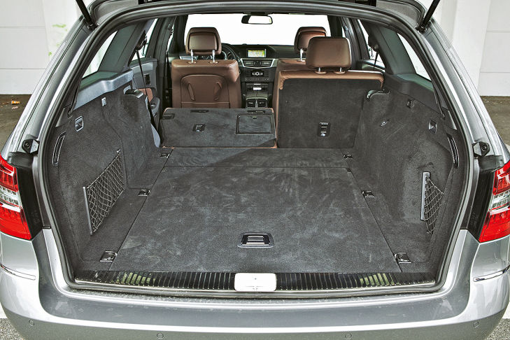 Mercedes E 350 CDI, Dauertest, Kofferraum