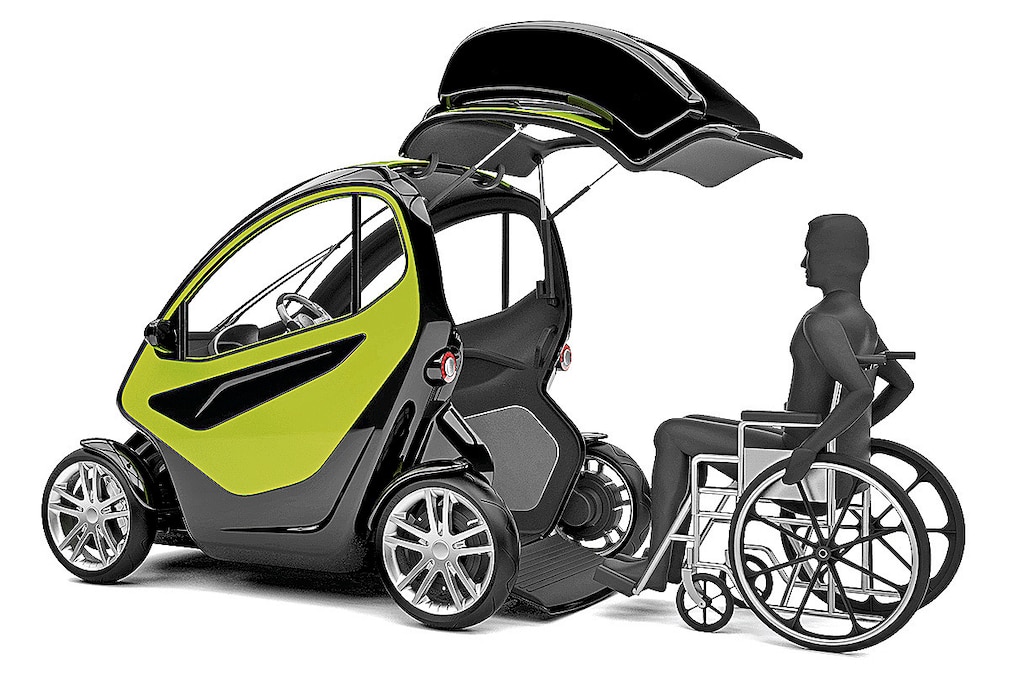 Equal: Stadtauto für Rollstuhlfahrer