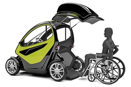 Equal: Stadtauto für Rollstuhlfahrer