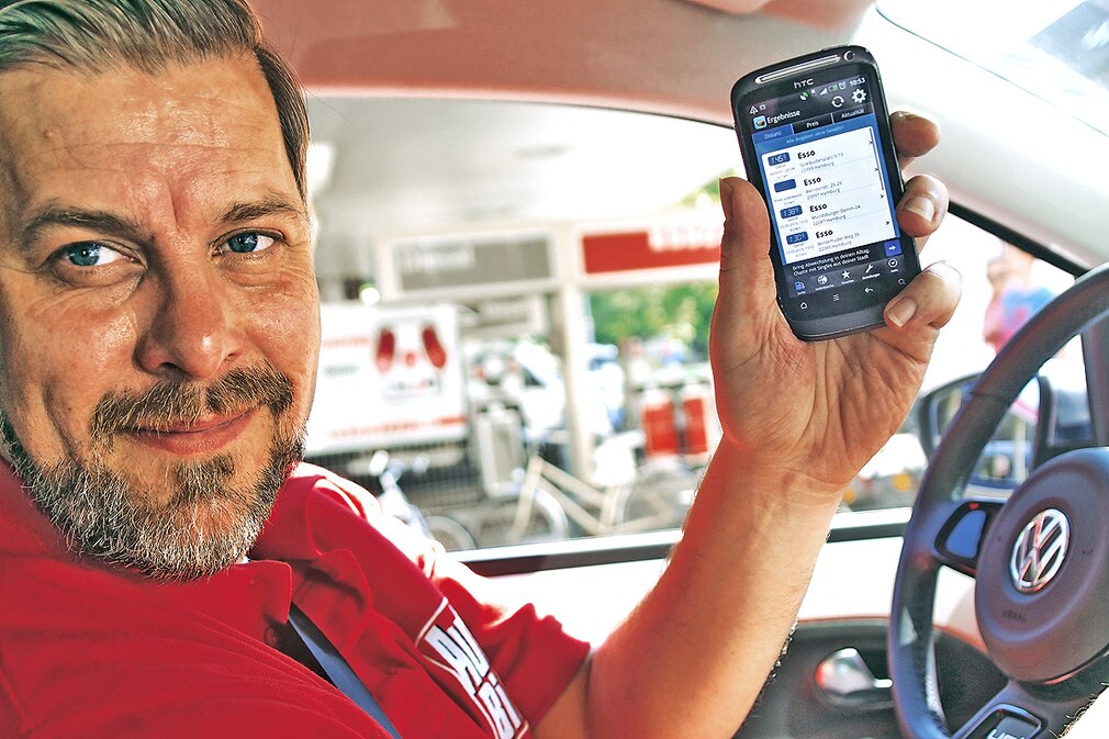 Spritpreise per Smartphone Spritpreise per Smartphone