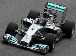 Nico Rosberg ist von der Laufleistung seines neuen F1 W05 bereits überzeugt
