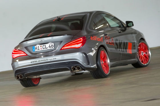 SKN Mercedes CLA 250 Edition 1 silber Frontansicht