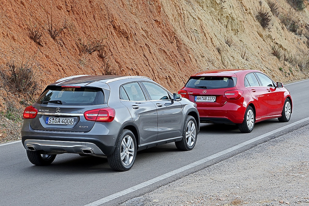 Mercedes GLA 200 Mercedes A180