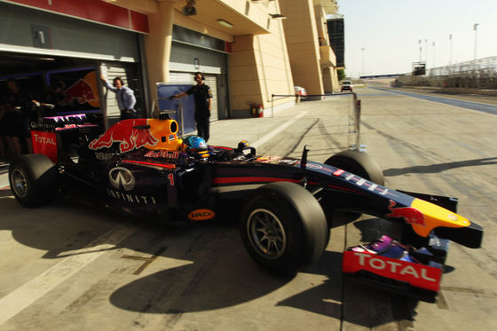 Red Bull bei Test in Bahrain
