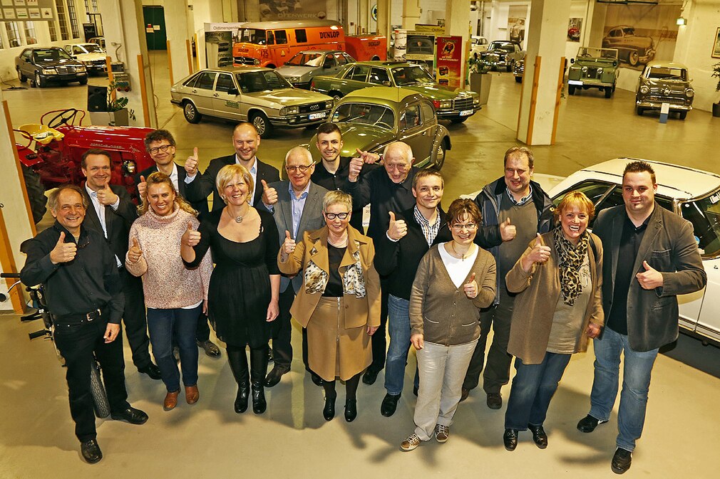 Oldtimer-Spendenaktion: Die Übergabe