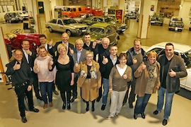 Oldtimer-Spendenaktion: Die Übergabe