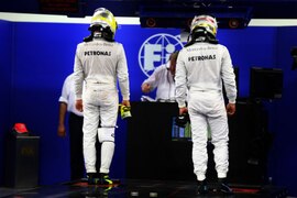 Nico Rosberg und Lewis Hamilton stehen offenbar in einem Diät-Wettstreit
