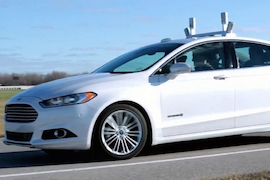 Ford Fusion: Erstmals öffentlich autonom gefahren