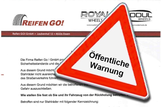 Bild Öffentliche Warnung