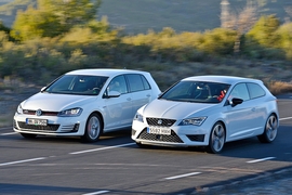 Seat Leon Cupra VW Golf GTI