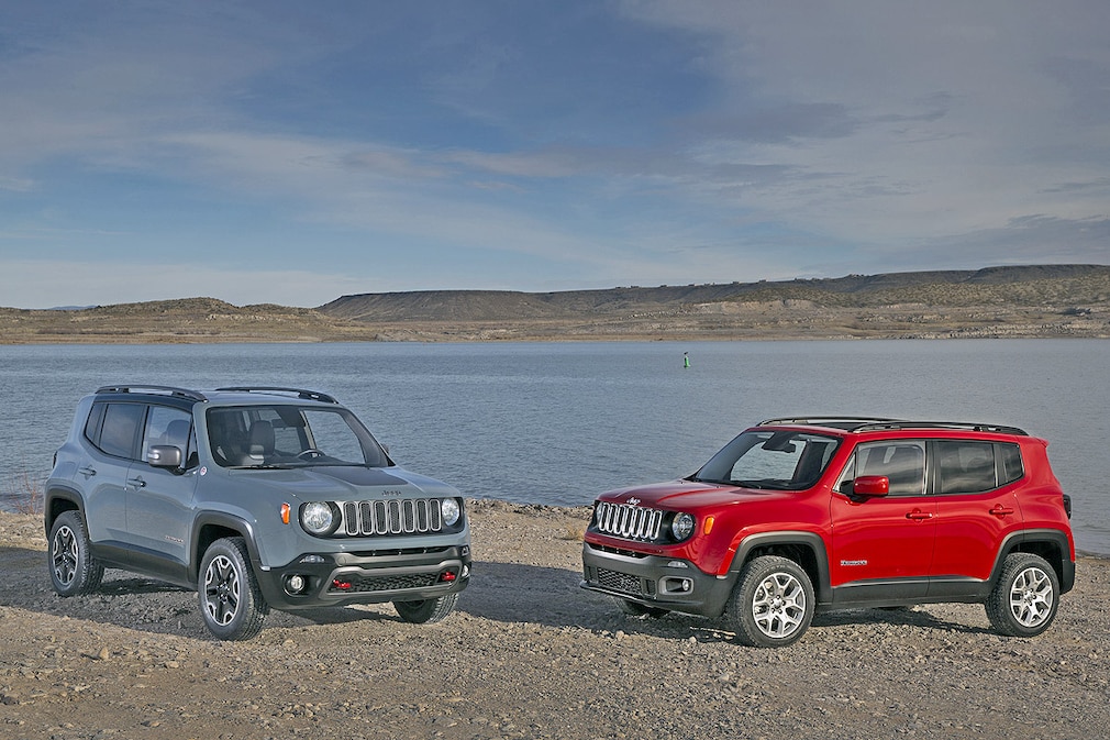 Jeep Renegade Trailhawk Jeep Renegade Latitude (2015)