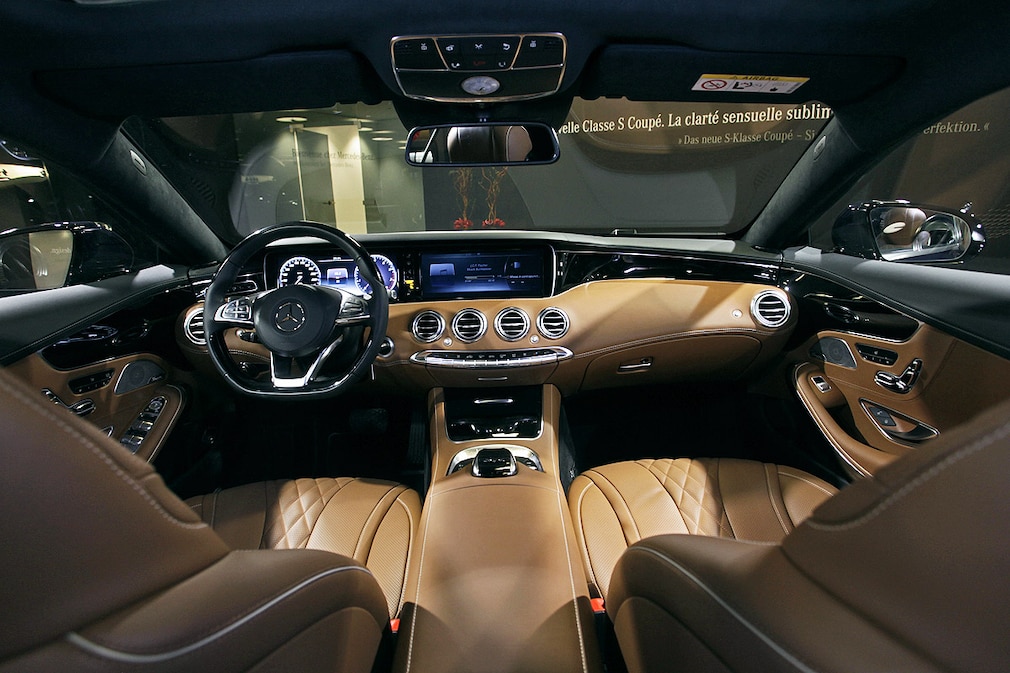 Sitzprobe Mercedes S-Klasse Coupé