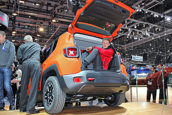 Jeep Renegade: Sitzprobe Genfer Autosalon 2014