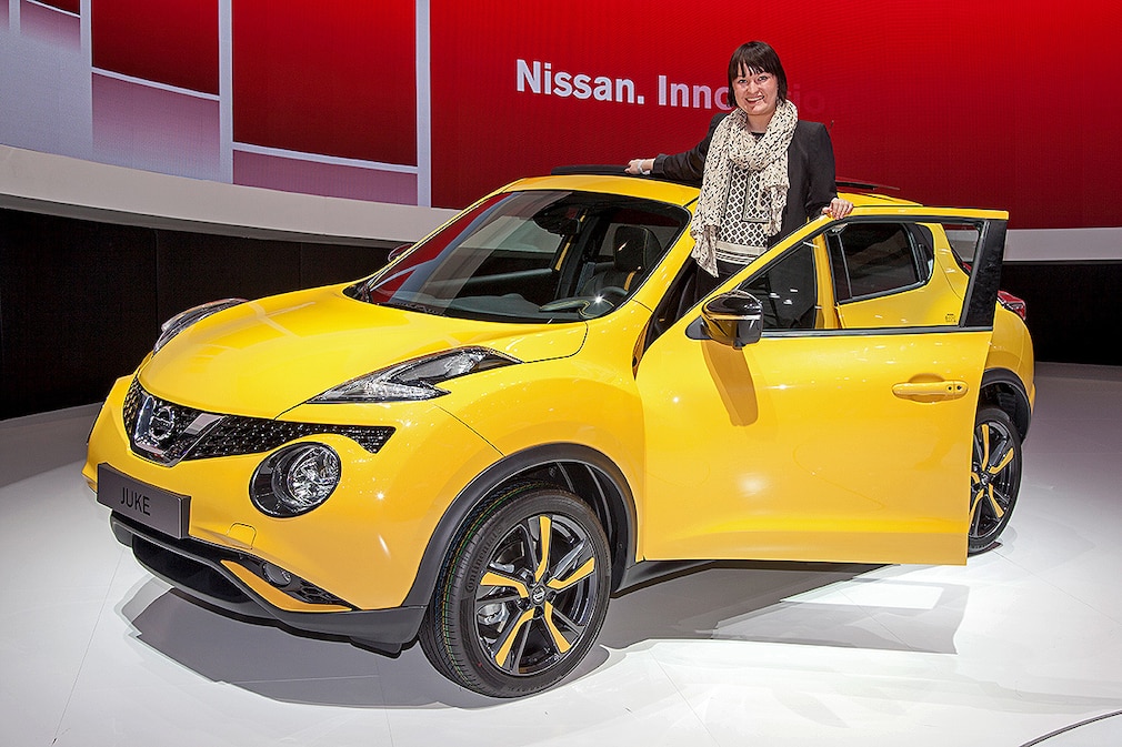 Nissan Juke Facelift: Sitzprobe auf dem Genfer Autosalon 2014