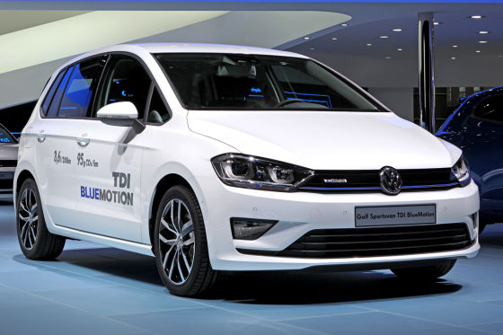 VW Golf Sportsvan TDI Bluemotion: Genfer Autosalon 2014