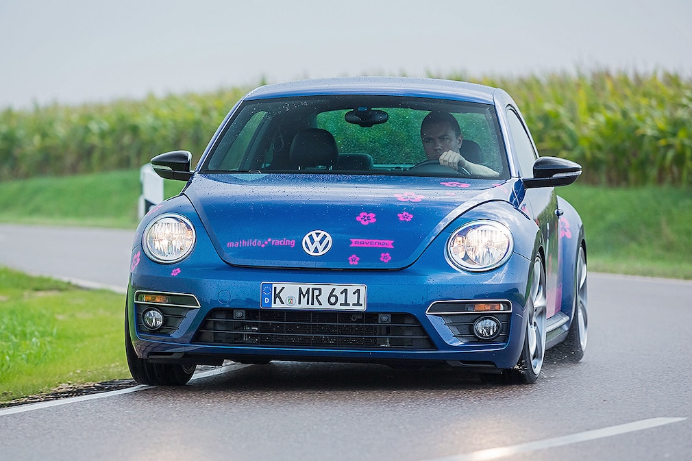 Mathilda Racing Beetle 2.0 TSI blau Frontansicht