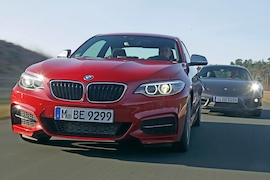 BMW M235i, Porsche Cayman S