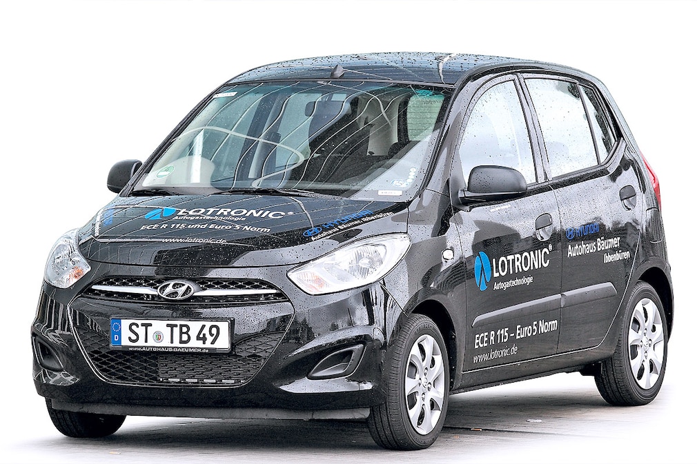 Hyundai i10 mit LPG Umrüstung