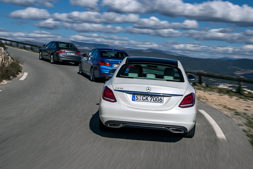 Audi A4 2.0 TFSI BMW 328i Mercedes C 250