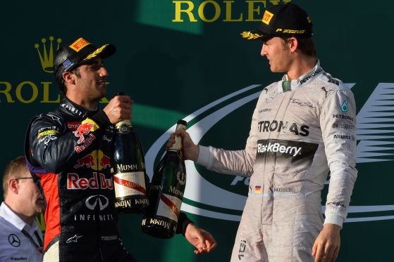 Ricciardo & Rosberg