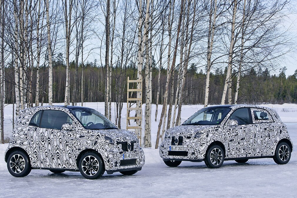 Erlkönige Smart Wintererprobung Erlkönige Smart Wintererprobung