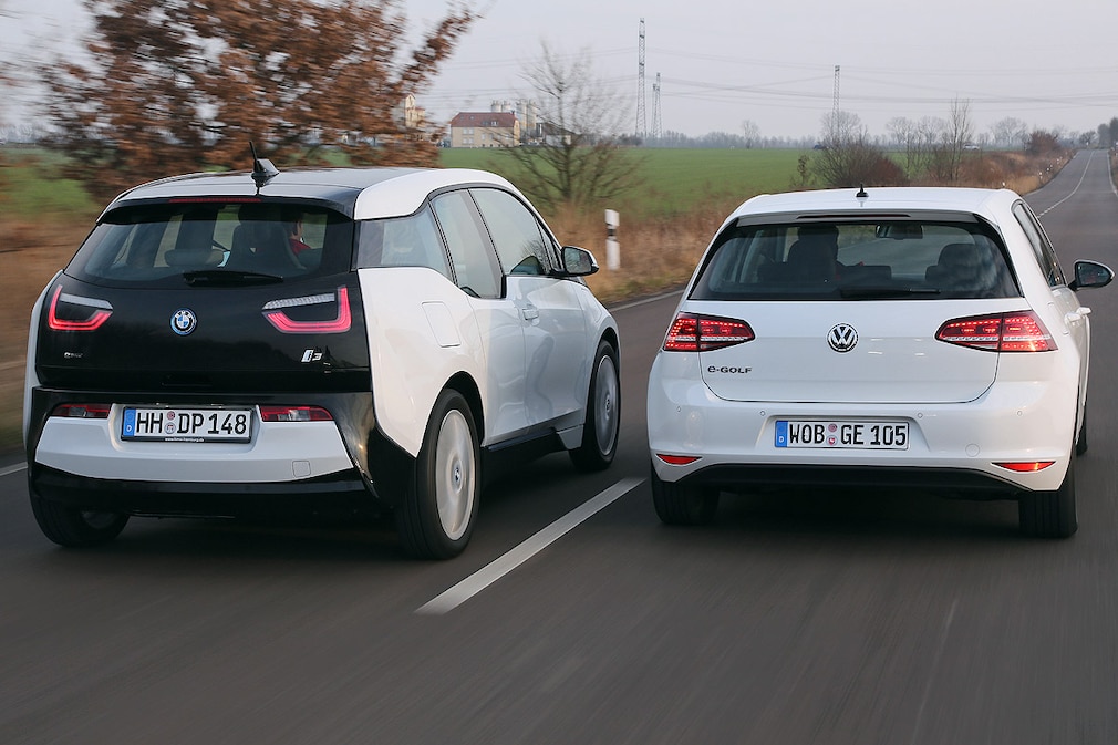 BMW i3 VW E-Golf