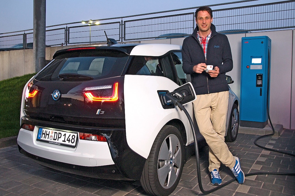 Schnellladesäule für Elektro-BMW i3