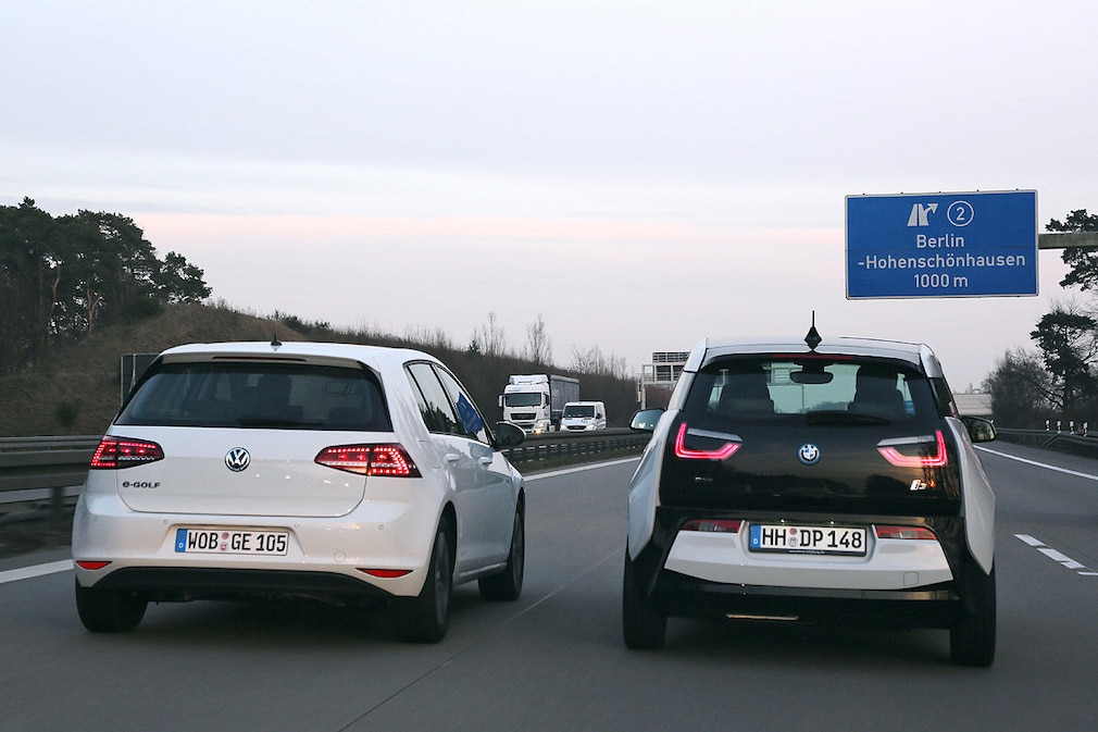 BMW i3 VW E-Golf