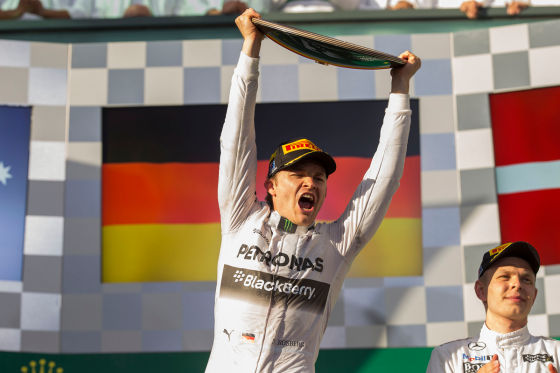 Podium Melbourne 2014