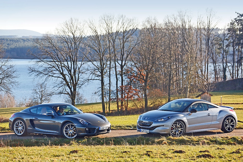 Peugeot RCZ R Porsche Cayman