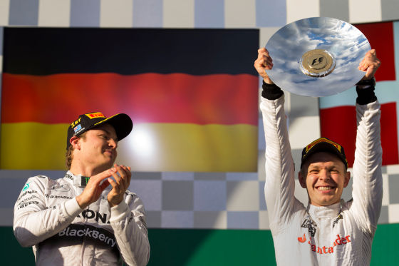 Melbourne 2014 Podium