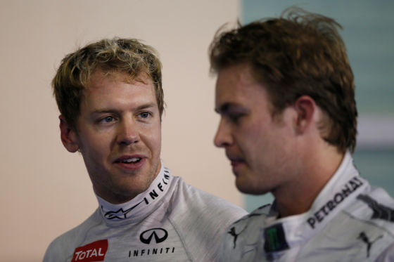 Sebastian Vettel & Nico Rosberg